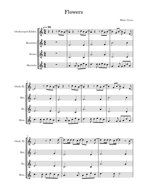Flowers – Miley Cyrus Flowers