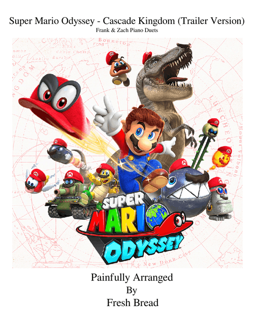 Super Mario Odyssey Cascade Kingdom Trailer Version