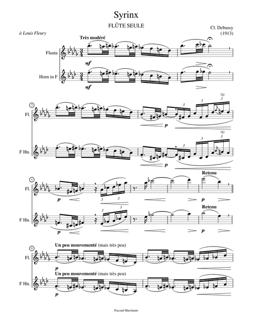 Syrinx for Horn