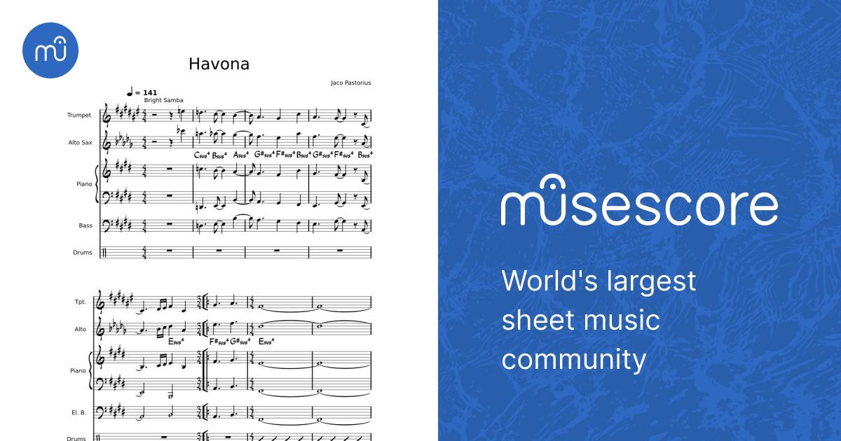Havona – Weather Report Sheet Music with Chords for Piano