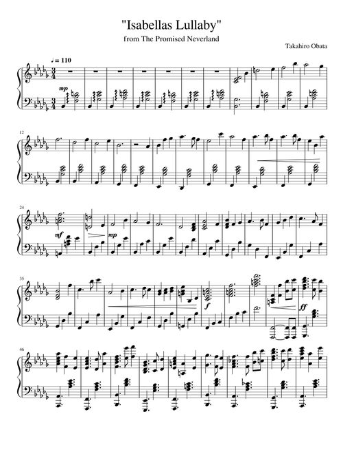 "Isabella's Lullaby"
