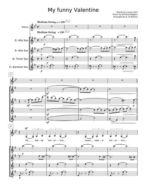My Funny Valentine - Richard Rodgers