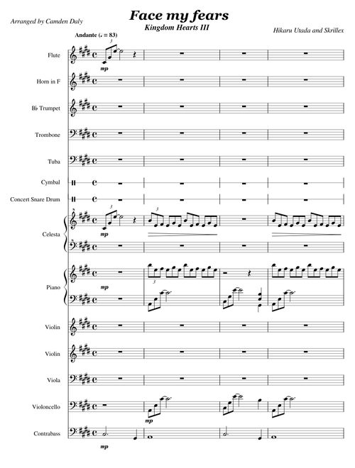 Hikaru Utada & Skrillex - Face My Fears - Orchestral/Piano Concerto Arrangement