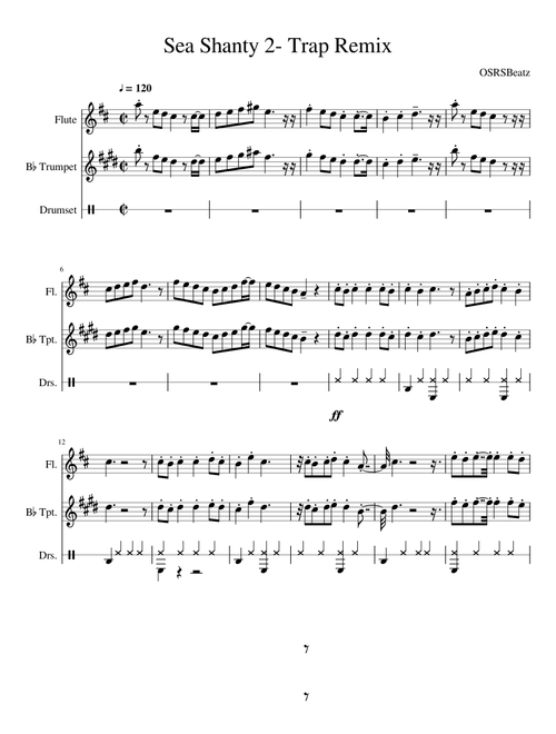Sea Shanty 2 Trap Remix with Flute