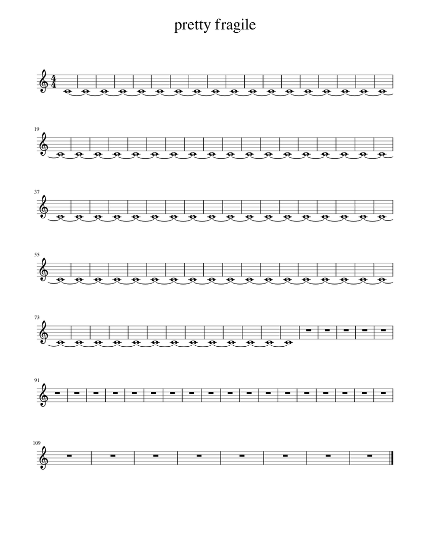 pretty_fragile piano tutorial