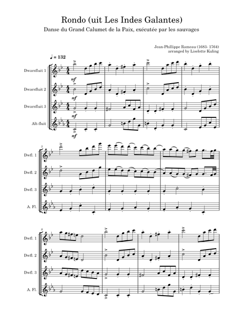 Rondeau from Les Indes Galantes – Jean-Philippe Rameau