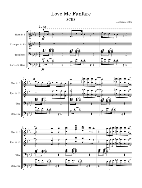 Love Me Fanfare – Jayden Mobley