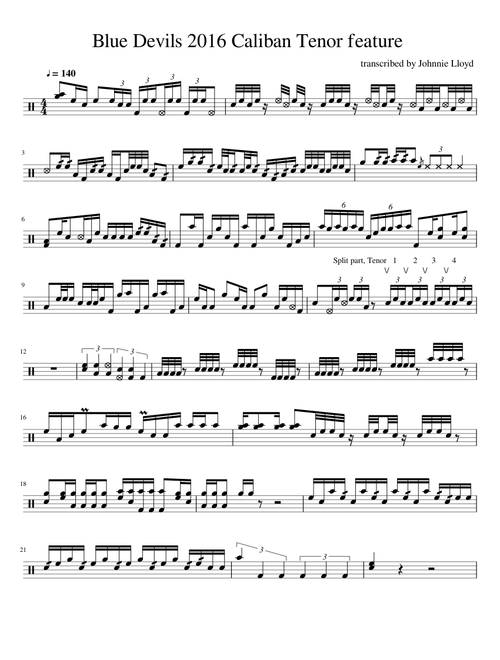 Blue Devils 2016 Caliban Tenor feature