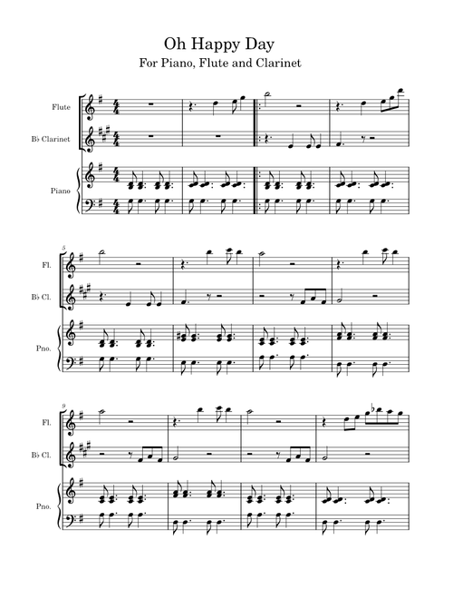 Oh happy day – Misc Traditional