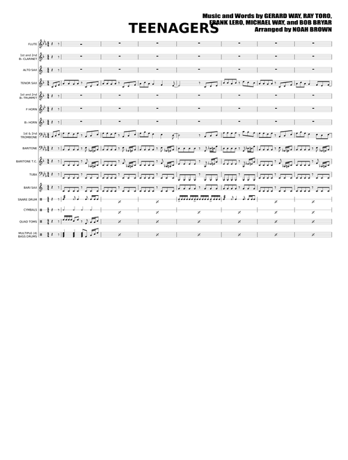 Teenagers for Marching Band