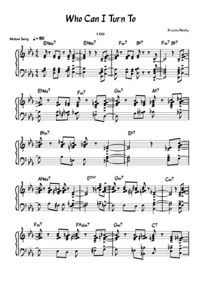 Play Official version of Who can I turn to (When nobody needs me Play Official version of Who can I turn to (When nobody needs me
