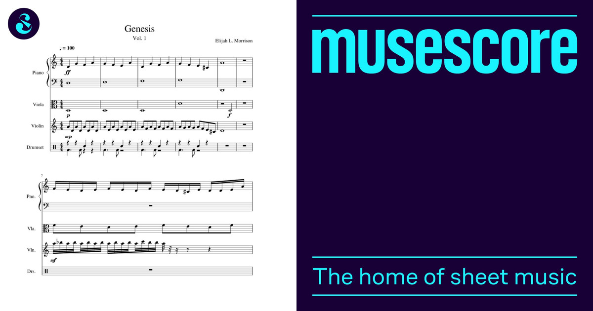 Genesis, Vol. 1 Sheet Music for Piano, Violin, Viola (Mixed Trio