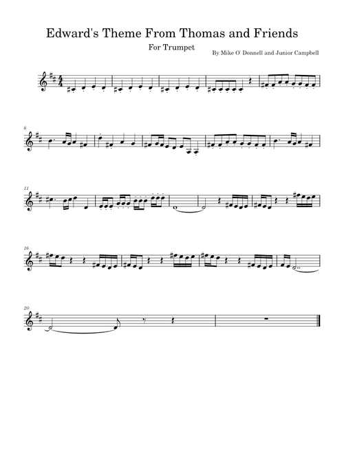 Edward's theme – Mike O'Donnell