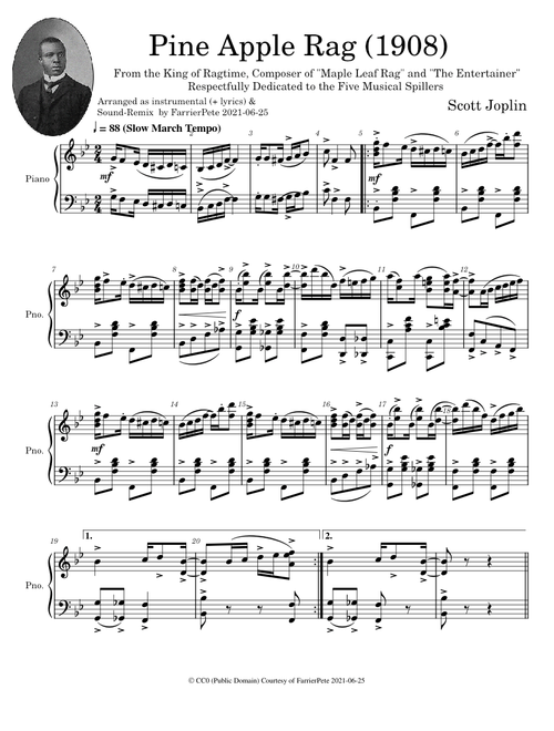 Scott Joplin, Pineapple_Rag