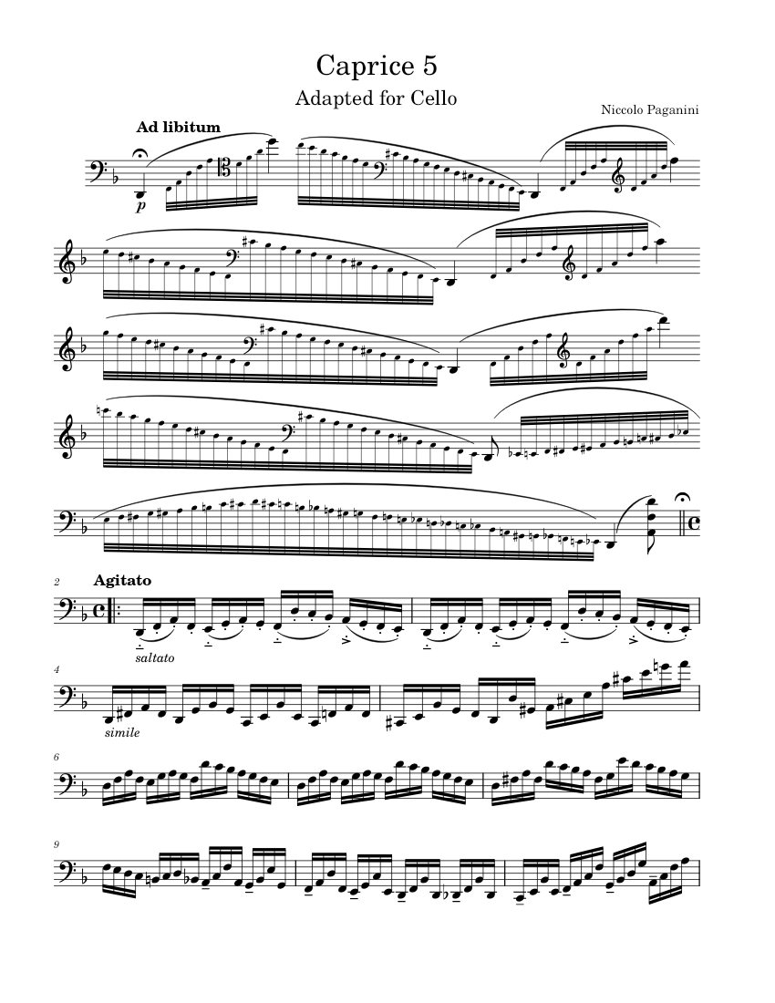 クラシック PAGANINI 24 Caprices,Eva Klesse Violin Caprice 24 for Violin – Niccolò Paganini Sheet Music for