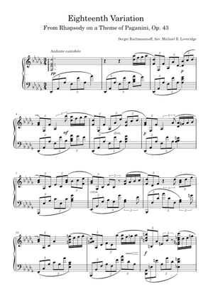 Play Official version of Rhapsody on a Theme of Paganini, Op.43
