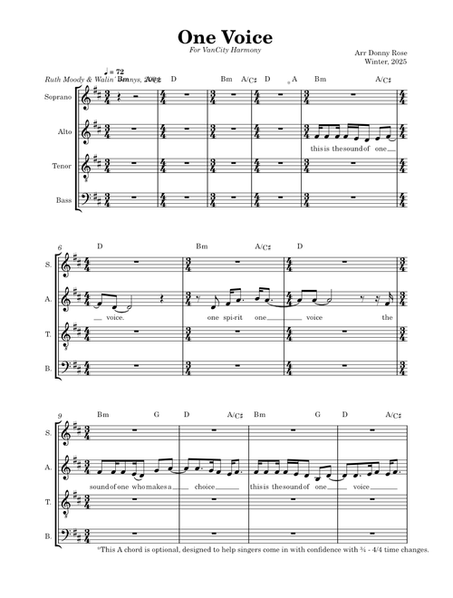 One voice – The Wailin' Jennys