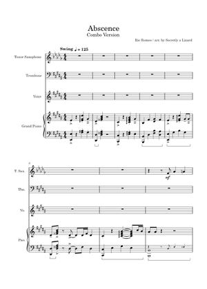 Absence – Rio Romeo Sheet Music for Piano, Trombone, Harpsichord, Tuba ...