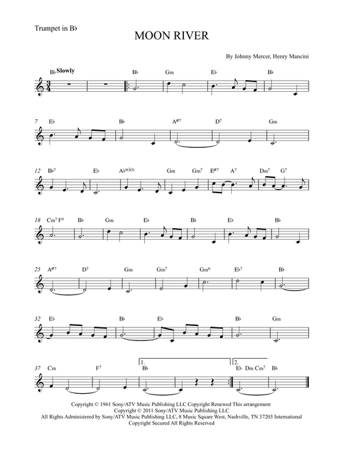 Moon River (Arr. Alex Nunes Rodriguez) - Andy Williams (Trumpet Solo)
