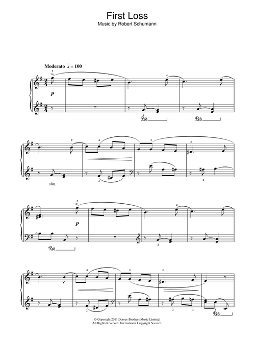 First Loss - Robert Schumann (Piano Solo)