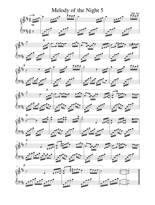 Melody Of The Night 5 by Shi Jin