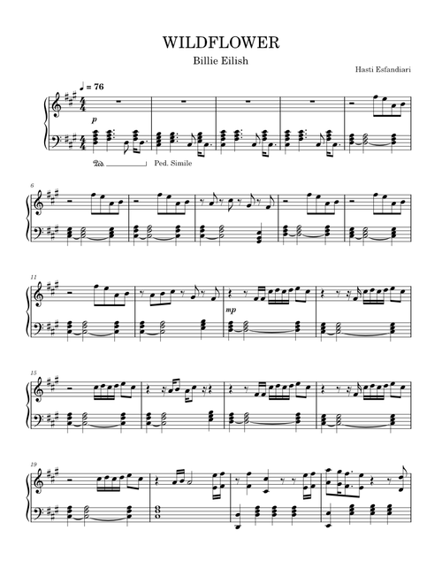 WILDFLOWER – Billie Eilish