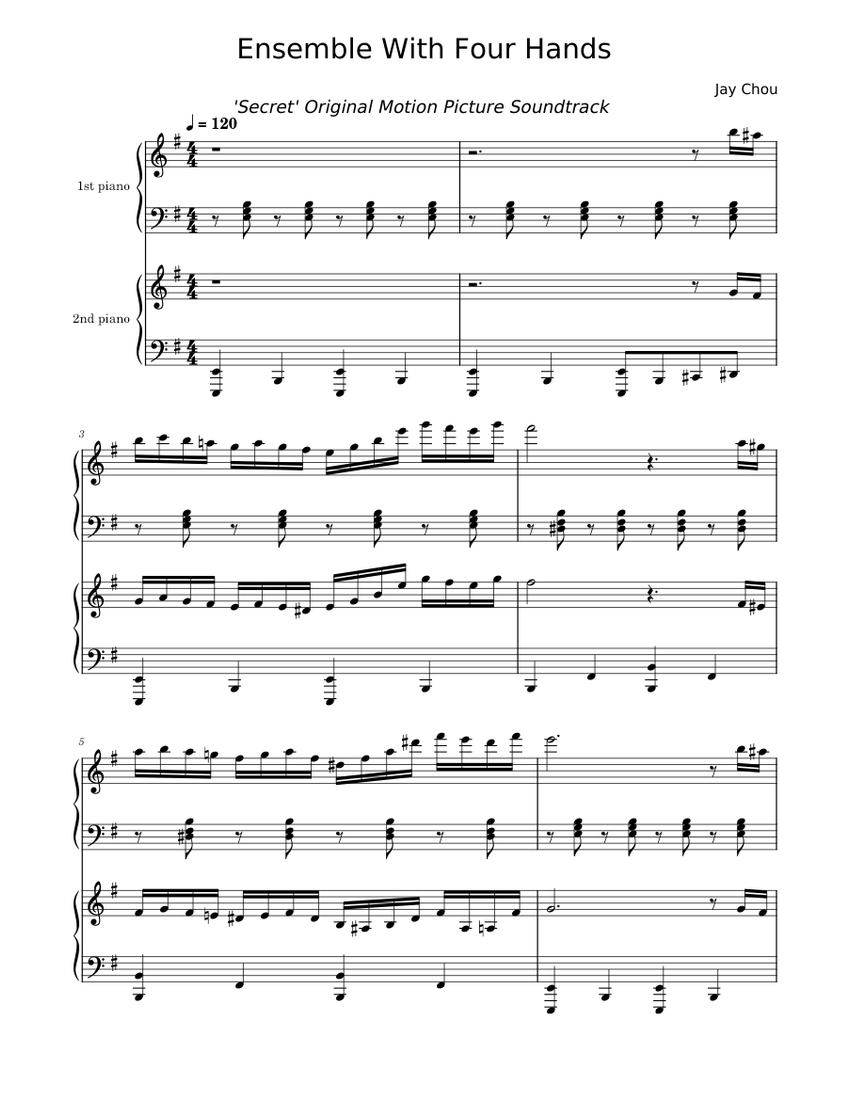 Ensemble with Four Hands of Xianglun & Xiaoyu (湘倫小雨四手