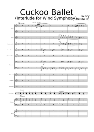 Cuckoo Ballet - Interlude – Laufey Sheet Music for Trombone, Celesta ...