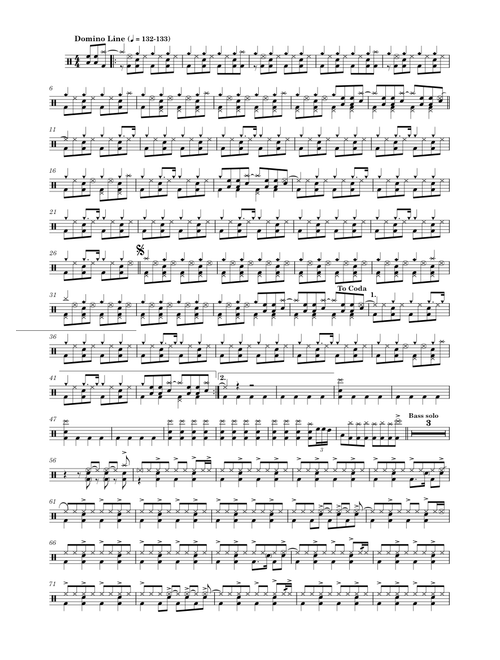 Domino Line (drums)