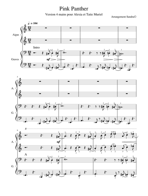 The Pink Panther Theme – Henry Mancini