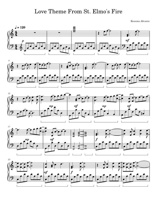Love theme from st elmos fire – David Foster Love Theme From St. Elmos Fire
