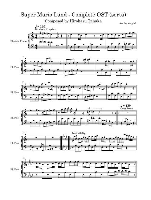 Super Mario Land - Complete OST (sorta)