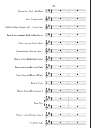 Genesis "Domino Part I: In The Glow Of The Night" Sheet Music For Piano - Foto 13