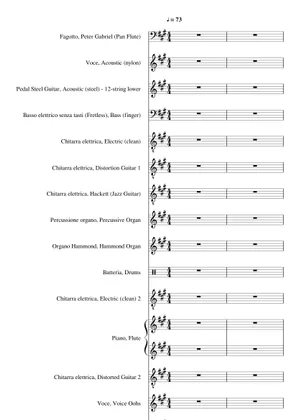 Genesis "Domino Part I: In The Glow Of The Night" Sheet Music For Piano - Foto 13