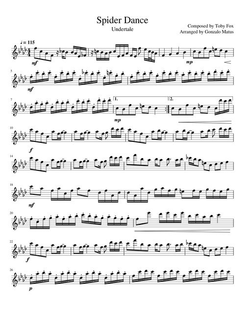 Spider Dance - Violin Solo