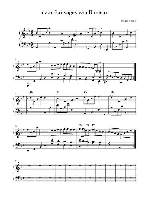 Les Sauvages – Jean-Philippe Rameau Naar sauvages Rameau