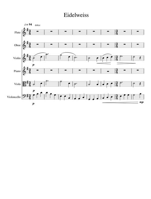 Eidelweiss - Rodgers & Hammerstein