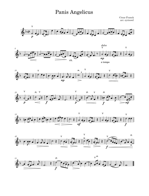 Panis Angelicus – César Franck