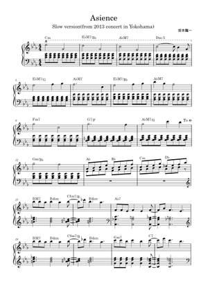 Ryuichi Sakamoto Score Selection　SG81241 Ryuichi Sakamoto Piano Solo Score Complete Works Sheet Music