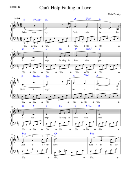 Can't Help Falling in Love - Elvis Presley