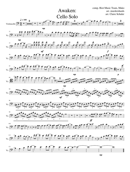 Awaken – League of Legends Cello Updated