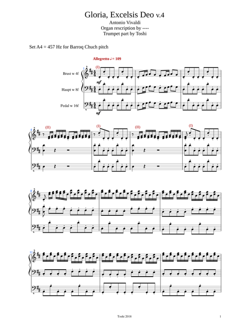 Gloria Excelsis Deo, Vivaldi