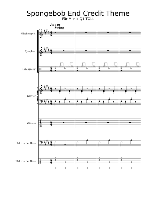 Spongebob End Credit Theme