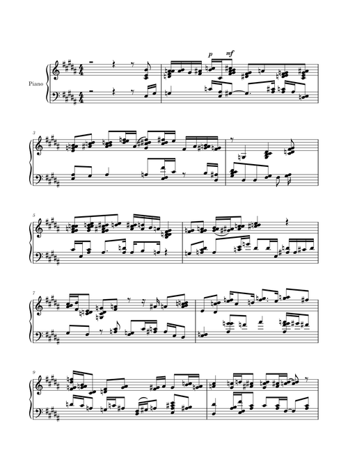 “Stelle” Concerto for Oboe - Third Movement