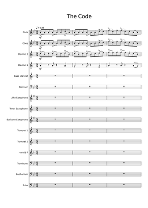 The Code - Nemo Mettler Sheet Music for Trombone, Tuba, Flute, Oboe ...