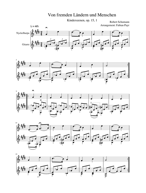 Schumann-Kinderszene-E-Dur