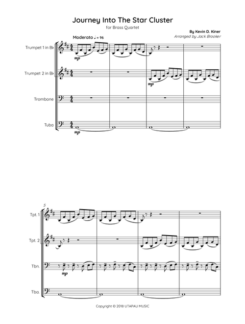 Journey Into The Star Cluster (Arr. Jack Brooker) - Star Wars Rebels Season 2 (Brass Ensemble)