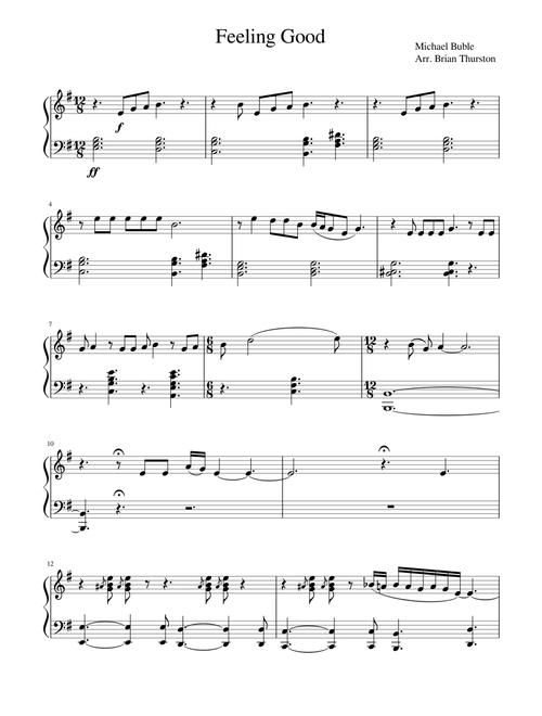 Feeling Good - Michael Buble