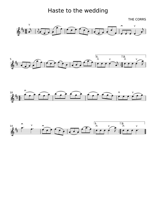 Haste to the wedding - The Corrs