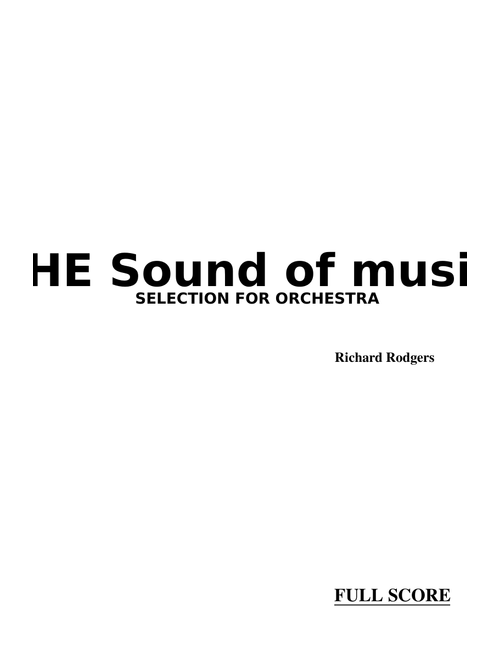 Sound of Music - Rodgers & Hammerstein